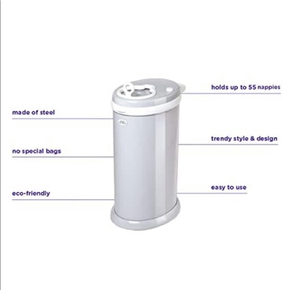 Brand new Ubbi Steel Odor Locking Diaper 4 colors choices - Picture 9 of 17